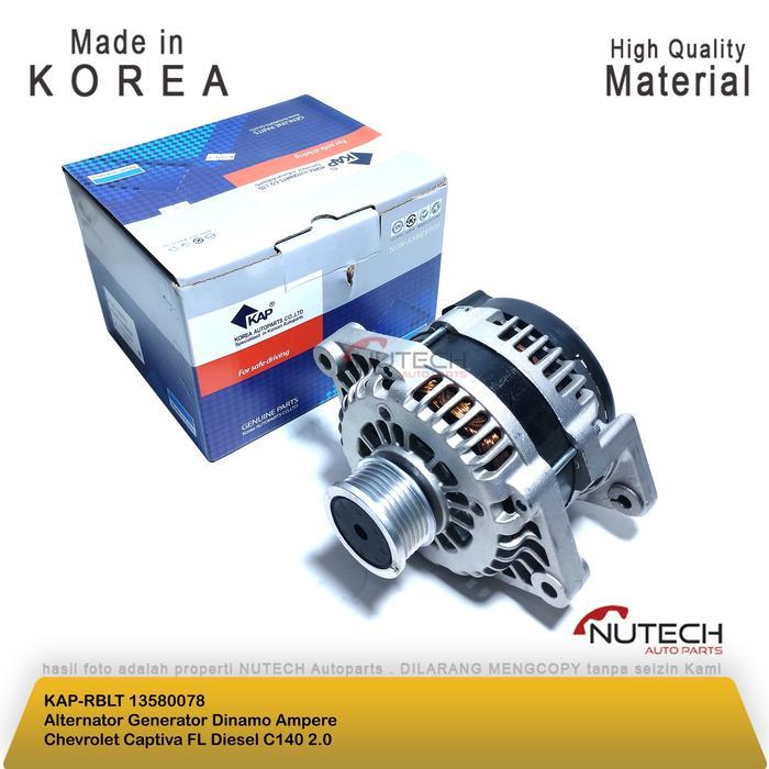 ALTERNATOR GENERATOR DINAMO AMPERE CHEVROLET CAPTIVA FL DIESEL C140 2.0 OEM IMPORT KOREA OK%