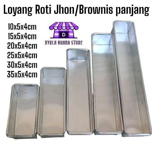 NEW LOYANG BROWNIS PANJANG / LOYANG ROTI JHON / LOYANG ROTI BAGUETTE UKURAN : 10X5X4 15X5X4 20X5X4