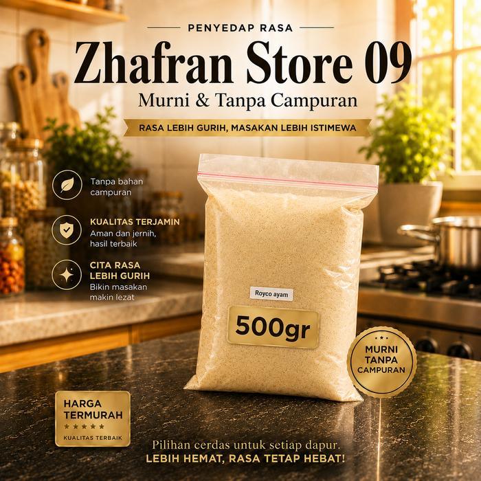 Royco Repack 500gr - Penyedap Masakan Rasa Ayam & Sapi Bubuk Kaldu