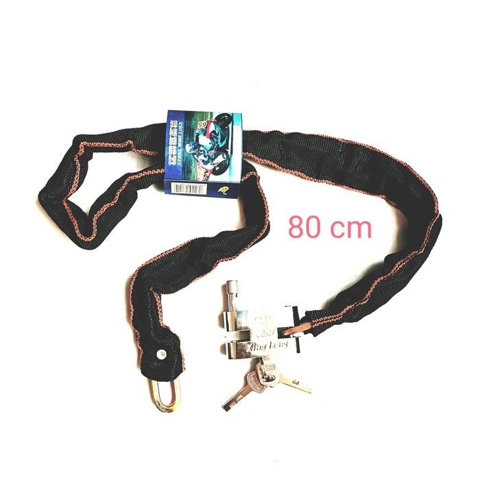 GEMBOK RANTAI 80 CM / GEMBOK MOTOR / GEMBOK SEPEDA / GEMBOK PAGAR. KODE 606