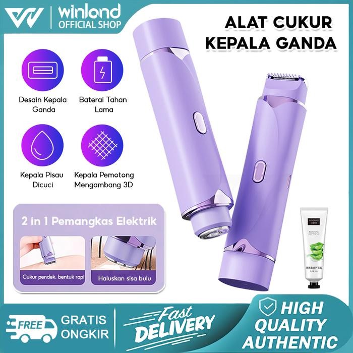 Termurah [Cod] Winland Alat Cukur Wanita Alat Cukur Bulu Pencukur Bulu Alat Cukur Bulu Kemaluan Mini