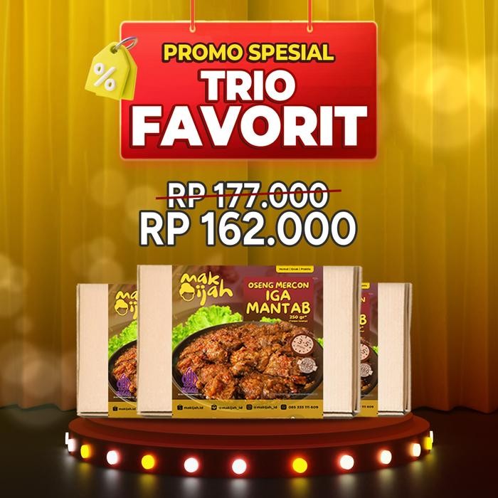 

Mamiseler45 - Trio Favorit Paket Hemat - Paket Oleh-Oleh / Gift / Hampers Rame-Rame