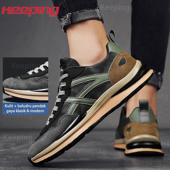 Keeping Sepatu Sneakers Pria Original Sepatu Pria Terbaru 2025 Sepatu Cowok Keren Sekolah Sepatu