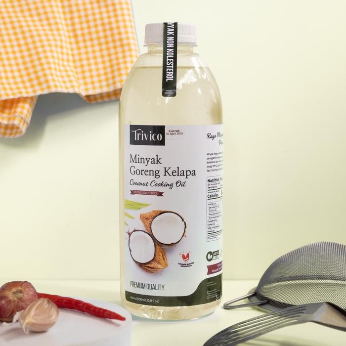 

Stok Baru Trivico Minyak Goreng Kelapa 1 Liter Minyak Masak 1000 ml