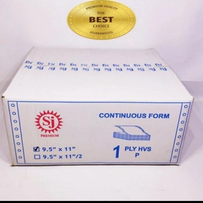 

NEW PRODUK KERTAS CONTINUOUS FORM SJ 9.5 X 11 1 PLY WARUNG ARA67