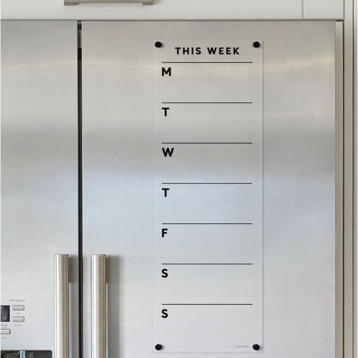 

Kalender Magnet Planner Acrylic Calendar Daily Meal Planner