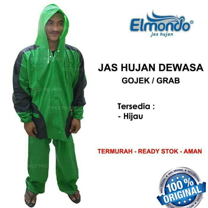 NEW PRODUK MANTEL JAZ HUJAN GOJEK DAN GRAB WAROENGKU12