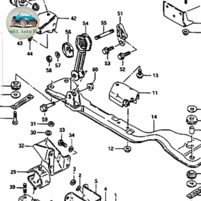 Karet Engine Mounting Suzuki Forsa