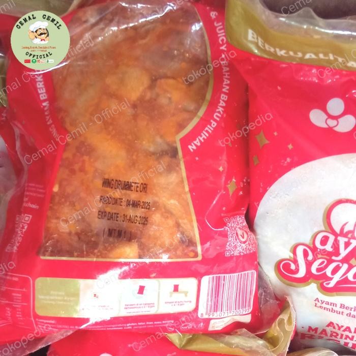 

Pilihan- Sayap Ayam Marinasi (Berbumbu) 1Kg / Sayap Ayam Tinggal Masak