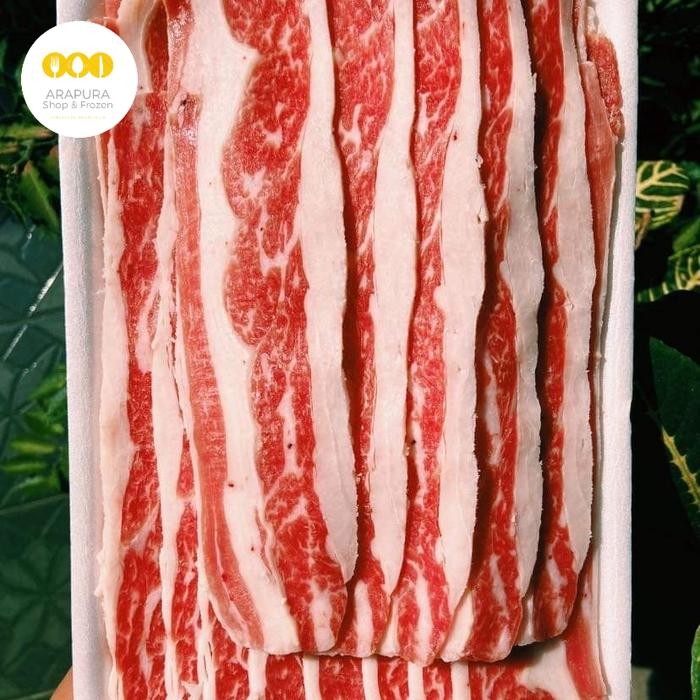 

Pilihan- Daging Yoshinoya Shortplate Slice Us Beef Black Angus Beef 1 Kg