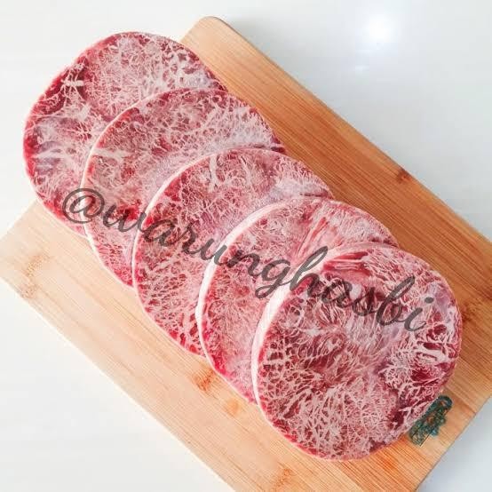 

Pilihan- 1Kg Aus Rib Eye Wagyu Meltique
