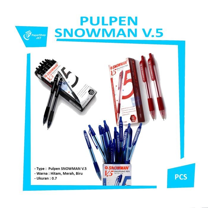 

SNOWMAN - Pulpen V5 0.7mm - Lusin