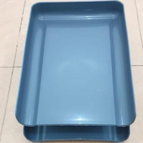 

BOS EXECUTIVE RAK 2 SUSUN/ DOKUMEN/ KERTAS/ LACI/ MEJA/ ORGANIZER - HITAM PLASTIK DESK