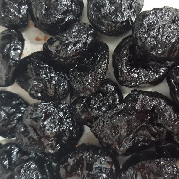 

Pilihan- Manisan Kiamboy Hitam Basah / Plum Basah Tanpa Biji 250 Gram