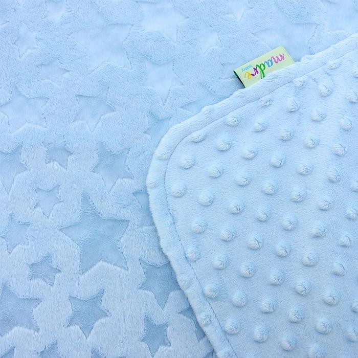 SELIMUT - BABY MINKY STAR & MINKY DOT BLANKET MADRE BABY