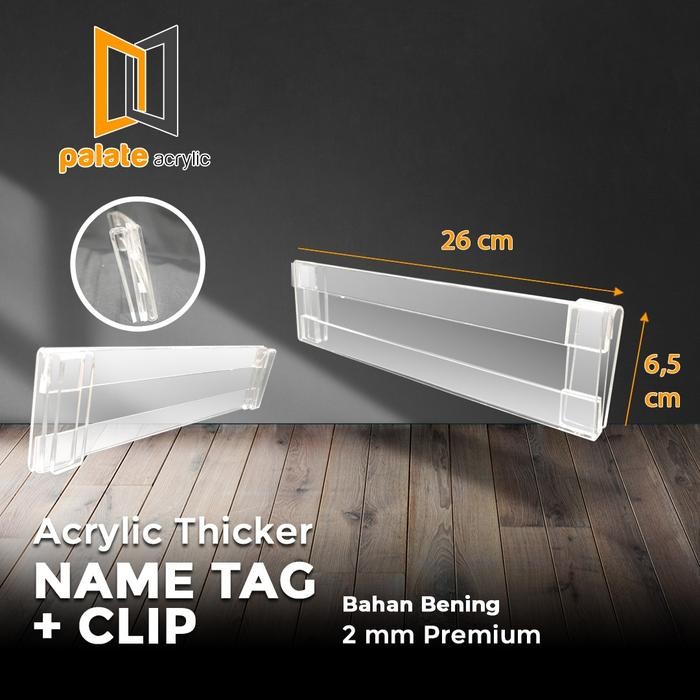 

MURAH AKRILIK THICKER NAME TAG / THICKER NAMA