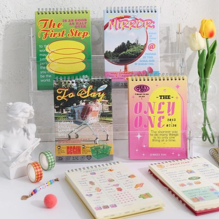 

Khusus Grab! Colorful Weekly Daily Planner Agenda Journalling Korean Style Buku 02