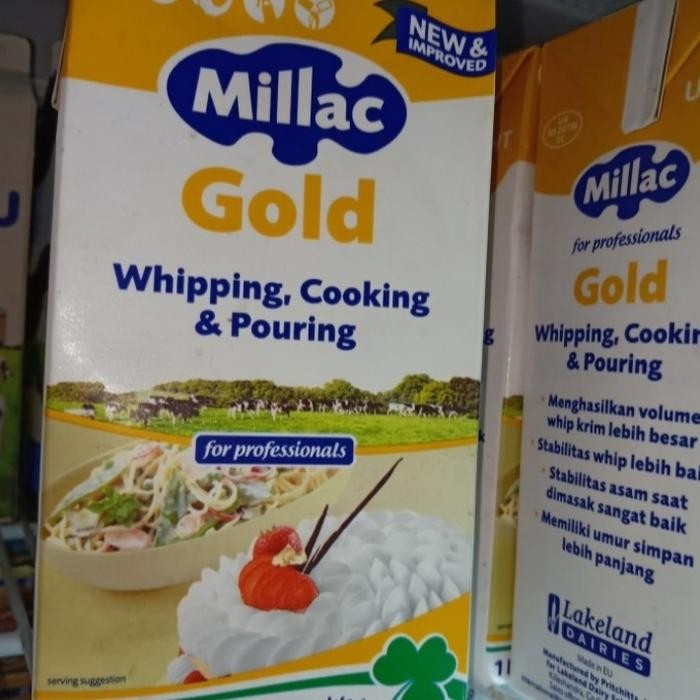 

Pilihan- Milac Gold Cooking Cream 1Ltr, Cream Kental U/ Aneka Makanan Dll
