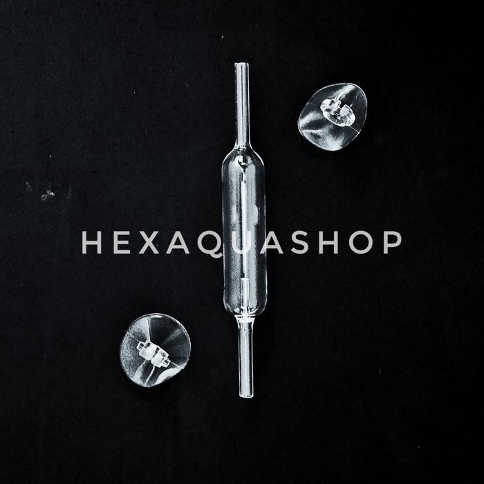 Glass Straight Co2 Bubble Counter Aquascape