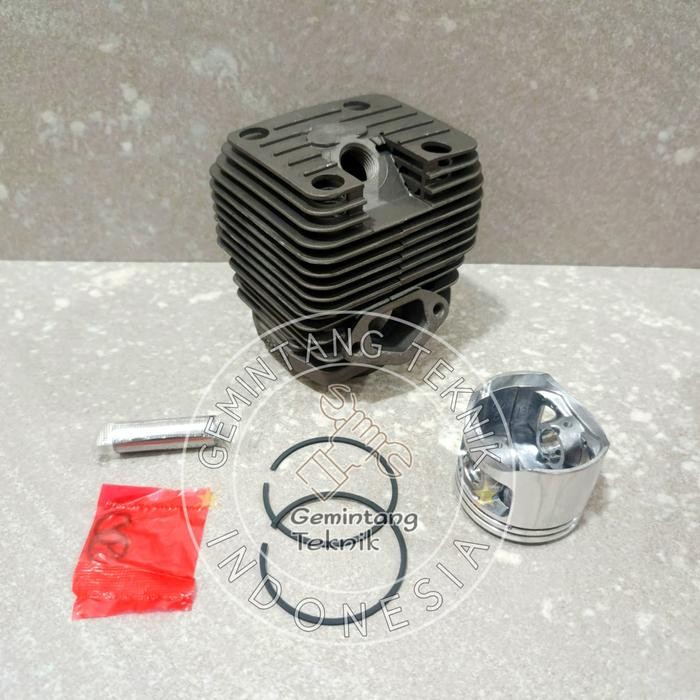 Cylinder Block Komplit Buring Mesin Chainsaw Senso Pro-Quip QC-9800X QC-9900X (65cc) Merk PRO-QUIP