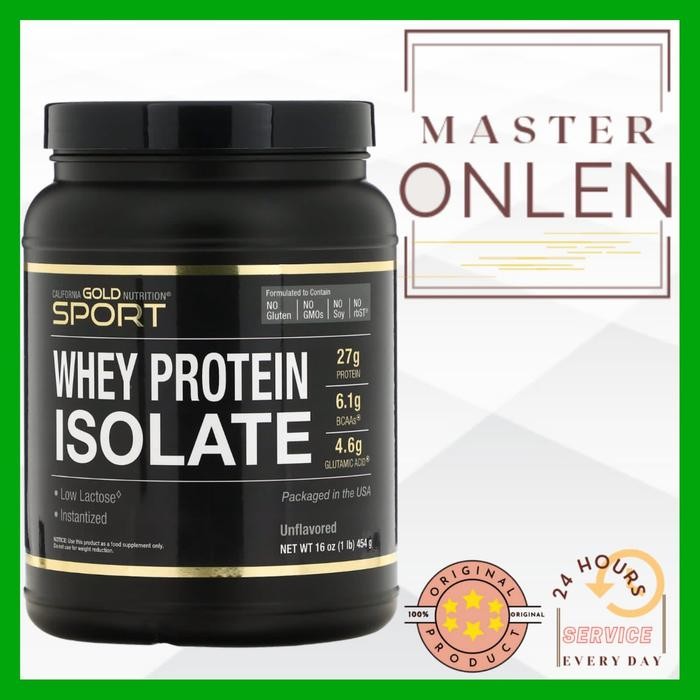 California Gold Sport Whey Protein Isolate 454 g Usa