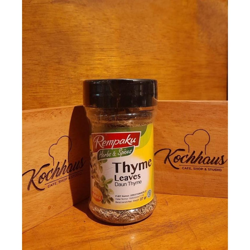 

Rempaku Thyme Leaves Daun Thyme 27gr halal pure & natural