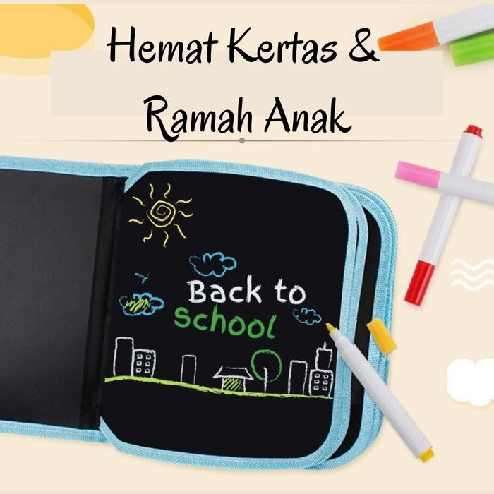 Pilihan- Mainan Edukasi Anak 6 Tahun Laki Laki Paud Tk Reusable Doodle Hijau