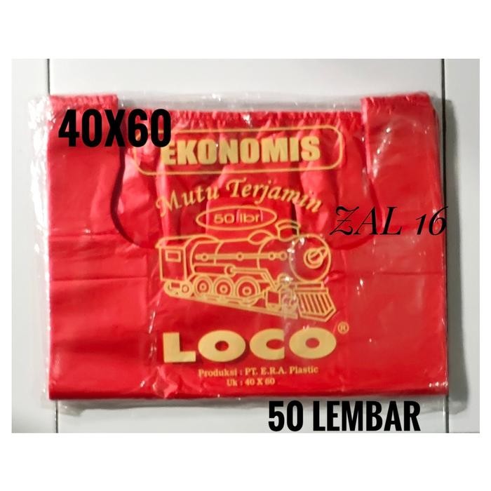 

Pilihan- Kantong Plastik Loco Ekonomis Warna Merah Uk 40