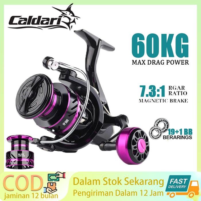 Caldari Reel Powerful Handle Hp/He 1000 - 7000 Reel Pancing Metal Power Handle Quality Reel