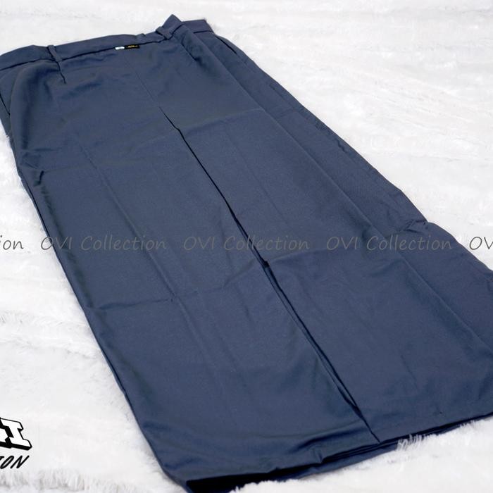 seragam SMA rok span panjang abu-rok span panjang abu