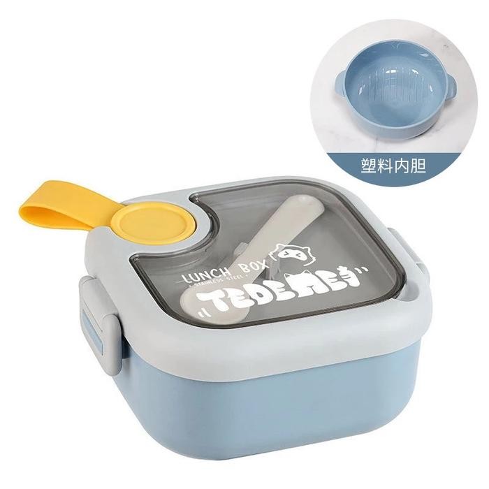 

Lunch Box Kotak Makan Plus Sendok, Gunting & Mangkok 750ml