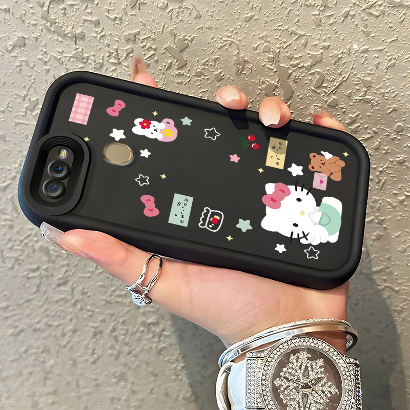 Casing Hp OPPO A7 OPPO A5s OPPO A12 OPPO A12S A11k Case Casing Anime sederhana pola HP Kasing Siliko