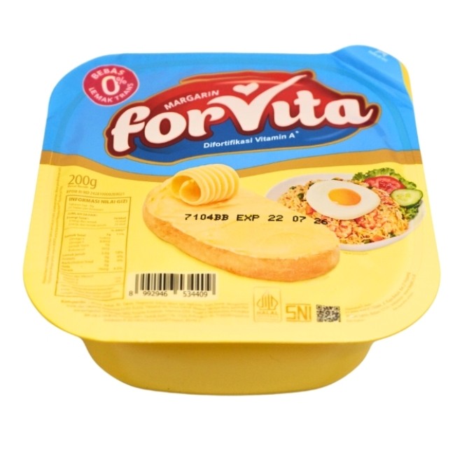 

S29938 FORVITA MARGARIN TUBE MARGARINE 200GR MAJU BERSAMA (20250914)
