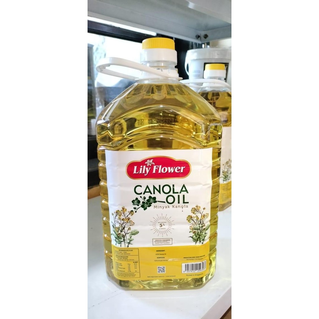 

NEW PRODUK CANOLA OIL 5LTR / MINYAK KANOLA LILY FLOWER PITALOKAOUTLET23