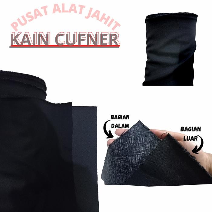 KAIN KERAS CUFNER CUPNER KUPNER TRIKOT LAPISAN BLAZER