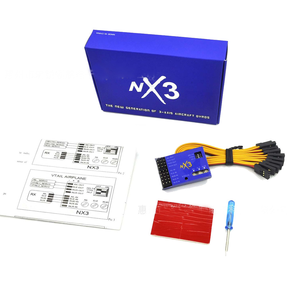 NX3 3D Fixed-wing 3 Axis Gyroscope Flight Controller Autobalance