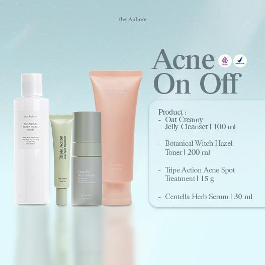 Pilihan- (Live Sale) The Aubree Paket Acne On Off Set