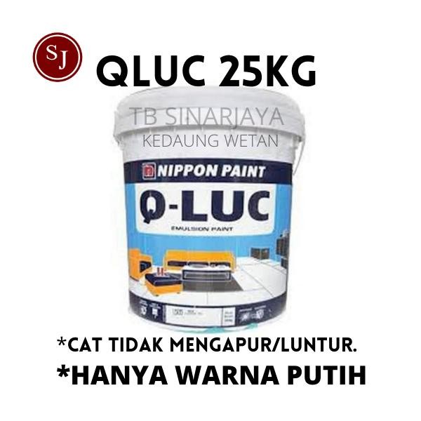 New CAT TEMBOK QLUC 25KG / Q-LUC 25 KG / PAIL ( KHUSUS GOJEK + GRAB )