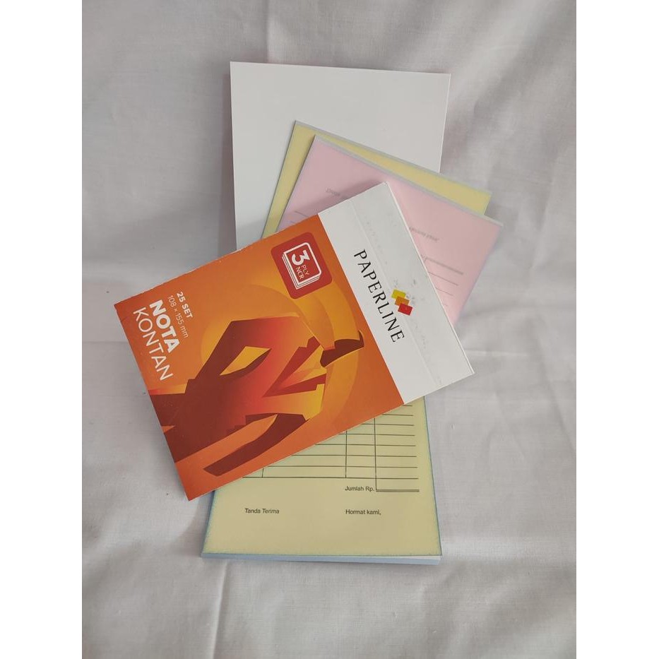 

New NOTA KONTAN KECIL 3PLY 25 set / NOTA KONTAN K3 PAPERLINE 108x155mm