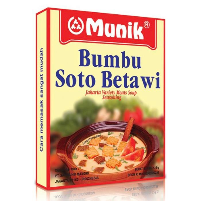 

Stok Baru Bumbu Munik Soto Betawi 115 grm Bumbu Masak Soto Betawi Pasti Enak