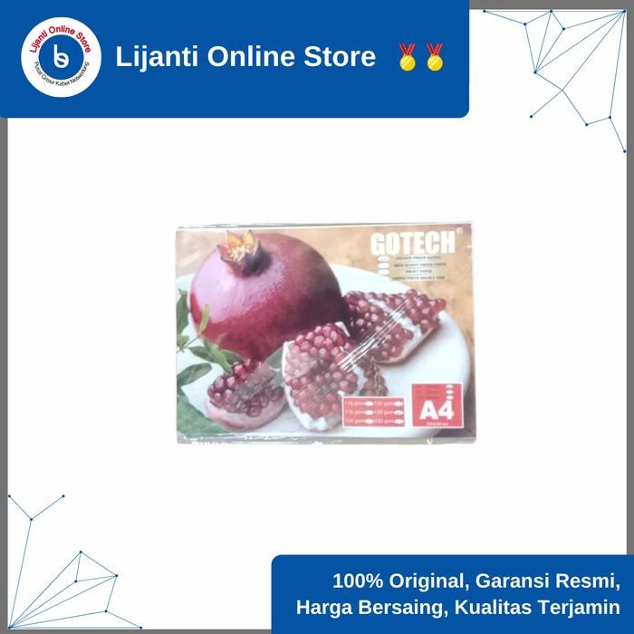 

Gotech High Silky Photo Paper 210 GSM Isi 20 Lembar