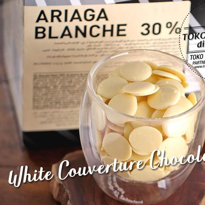 

Stok Baru Valrhona Ariaga Blanche 30% 100gr White Chocolate Couverture Cokelat