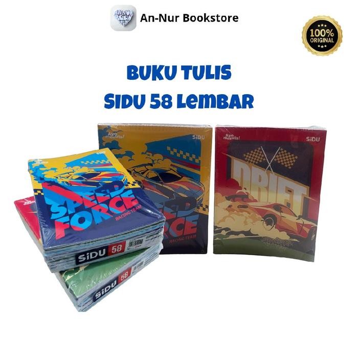 

Buku Tulis Sidu 58 Lembar (1 Pak Isi 10 Buku) Buku Tulis Sekolah Anak Promo !