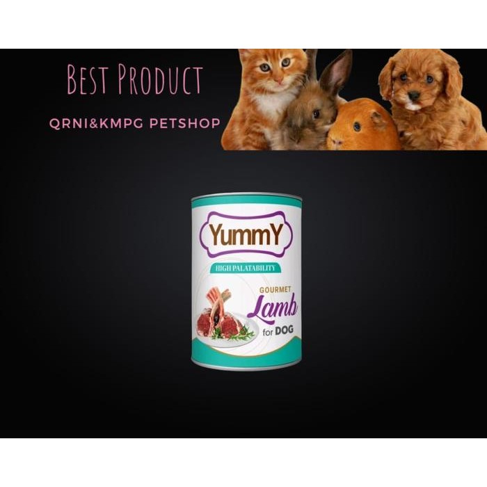 Chocolatoslatoe Makanan Anjing Basah Kaleng Yummy Dog 375Gr Dog Wet Food Dog Food