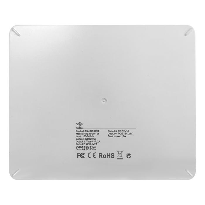 Limited Ups Router Poe 20800Mah 5V/9V/12V/15V/24V 2A Type-C Power Supply Ups Mini Ups Wifi Cctv