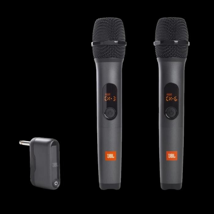 Mic Wireless JBL 2 Mic Original Karaoke With Reciever Top Suara
