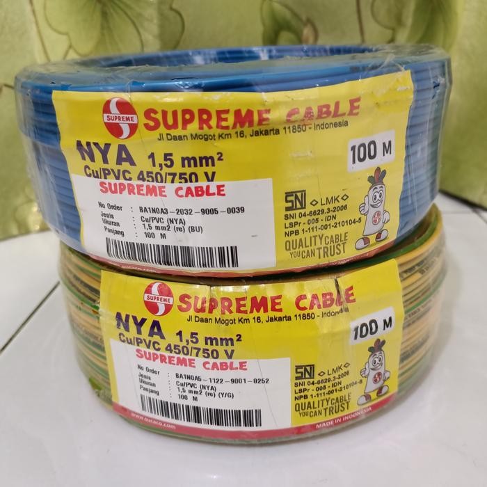 KABEL NYA 1,5MM SUPREME 100METER