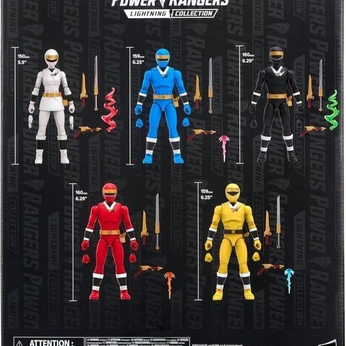 Power Rangers Lightning Collection 5-Pack Alien Rangers of Aquitar