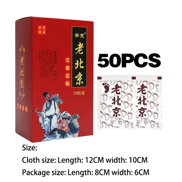 Koyo Kaki Detox Foot Patch Foot Patch Herbal Bau Foot Patch 50Pcs