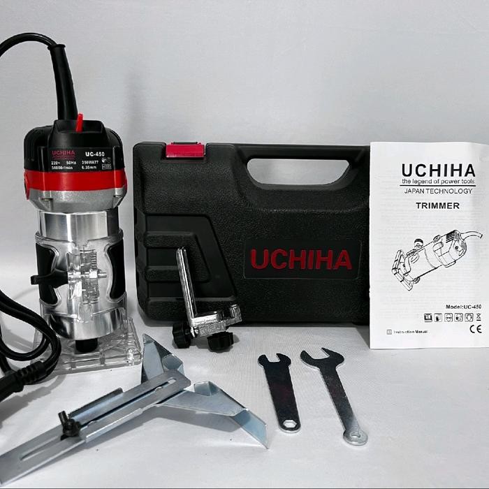 New mesin trimmer uchiha U450 6mm profil kayu router wood trimmer uchiha U450